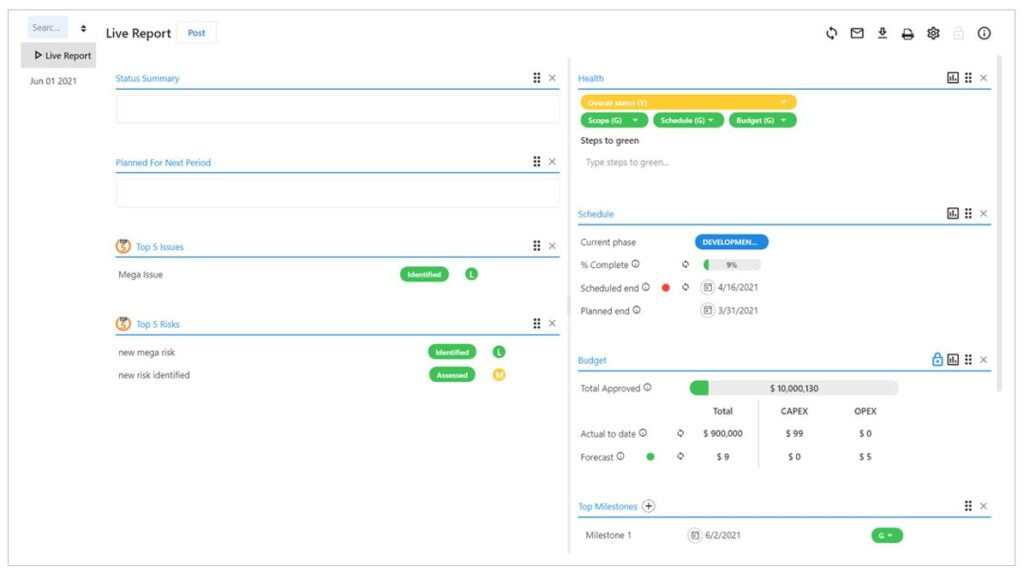 How to create a weekly status report​