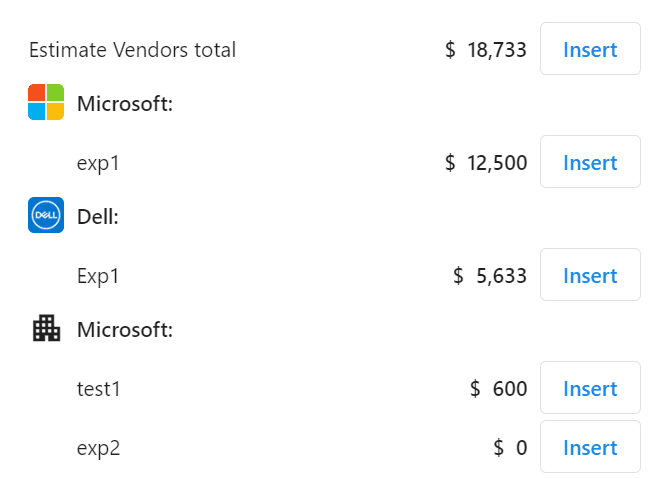 vendors